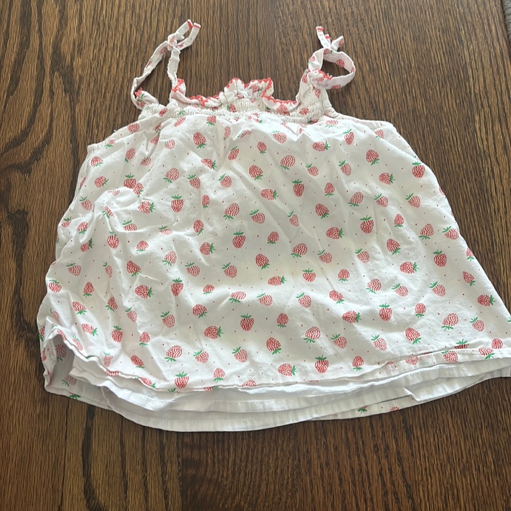 Zara tank 2T-3T strawberries